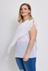Picture of PLUS SIZE CHIFFON TOP WITH PEARLS